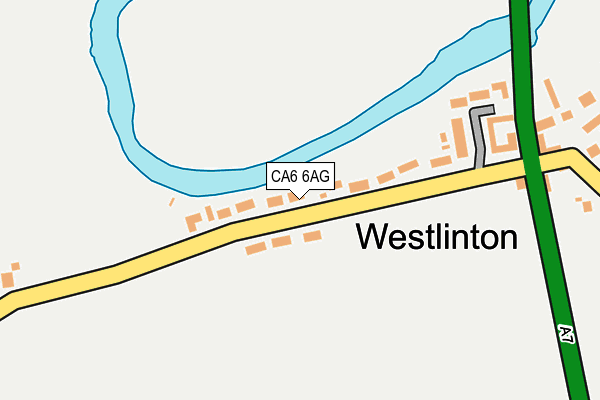 CA6 6AG map - OS OpenMap – Local (Ordnance Survey)