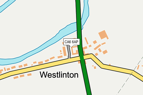 CA6 6AP map - OS OpenMap – Local (Ordnance Survey)