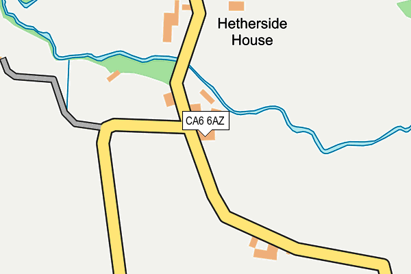 CA6 6AZ map - OS OpenMap – Local (Ordnance Survey)