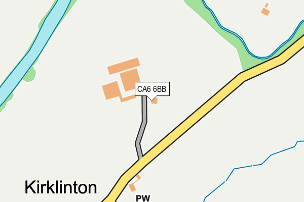 CA6 6BB map - OS OpenMap – Local (Ordnance Survey)