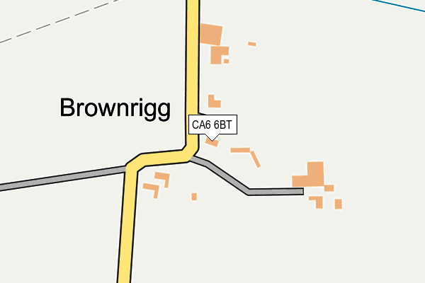 CA6 6BT map - OS OpenMap – Local (Ordnance Survey)