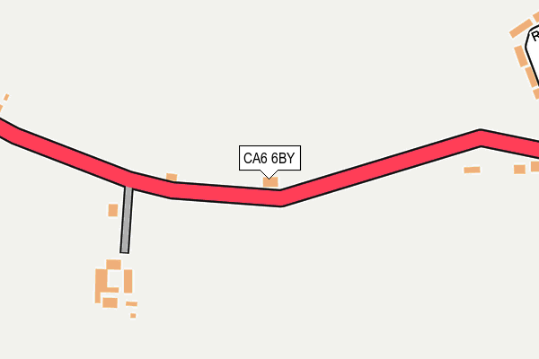 CA6 6BY map - OS OpenMap – Local (Ordnance Survey)