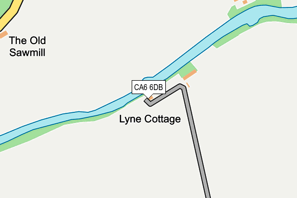 CA6 6DB map - OS OpenMap – Local (Ordnance Survey)