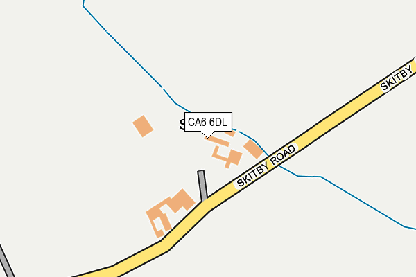 CA6 6DL map - OS OpenMap – Local (Ordnance Survey)