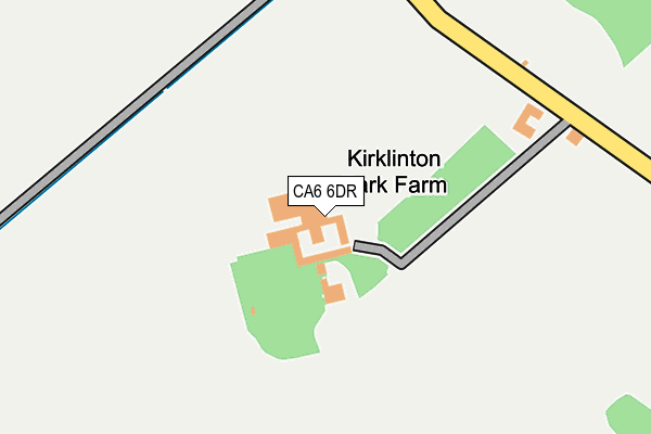 CA6 6DR map - OS OpenMap – Local (Ordnance Survey)