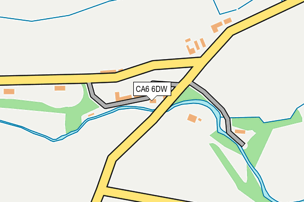 CA6 6DW map - OS OpenMap – Local (Ordnance Survey)