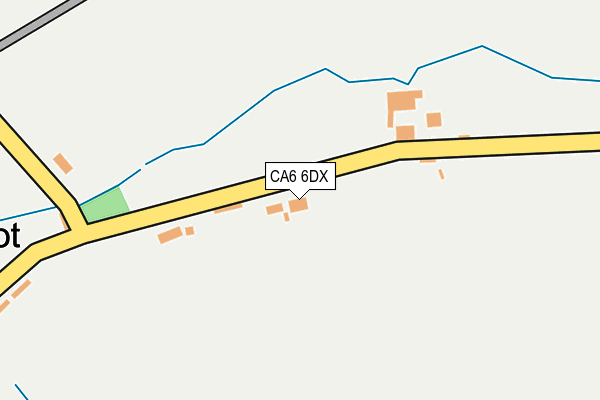 CA6 6DX map - OS OpenMap – Local (Ordnance Survey)