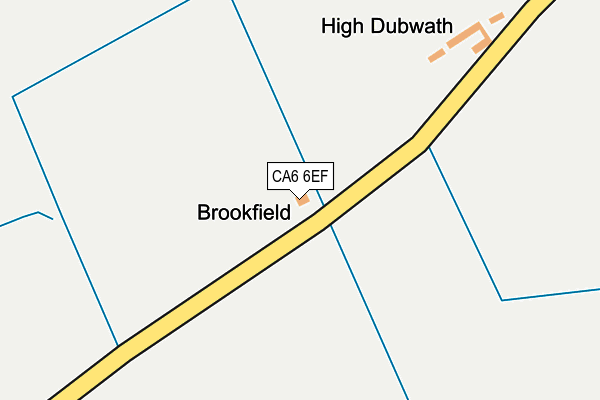 CA6 6EF map - OS OpenMap – Local (Ordnance Survey)