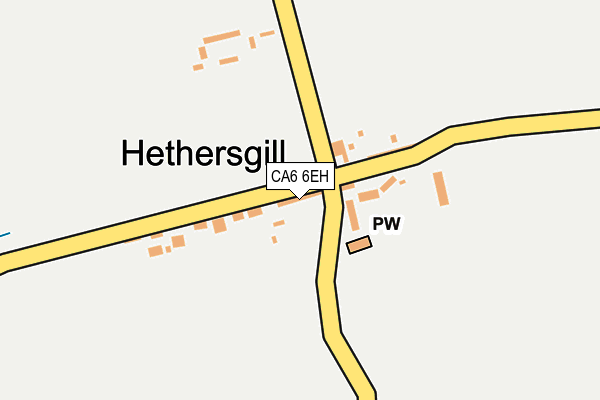 CA6 6EH map - OS OpenMap – Local (Ordnance Survey)