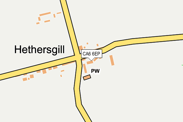 CA6 6EP map - OS OpenMap – Local (Ordnance Survey)