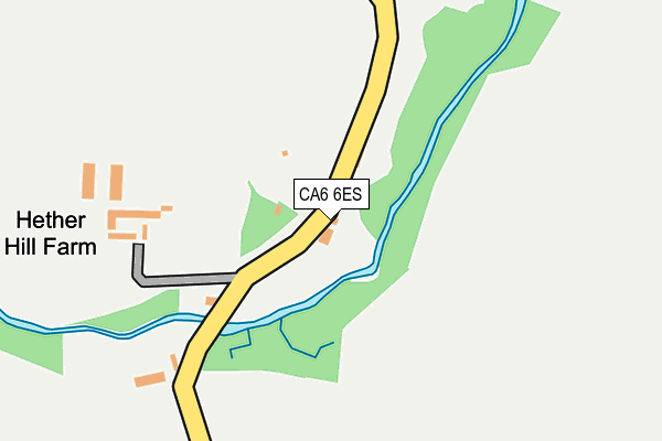 CA6 6ES map - OS OpenMap – Local (Ordnance Survey)