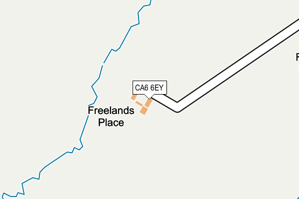 CA6 6EY map - OS OpenMap – Local (Ordnance Survey)