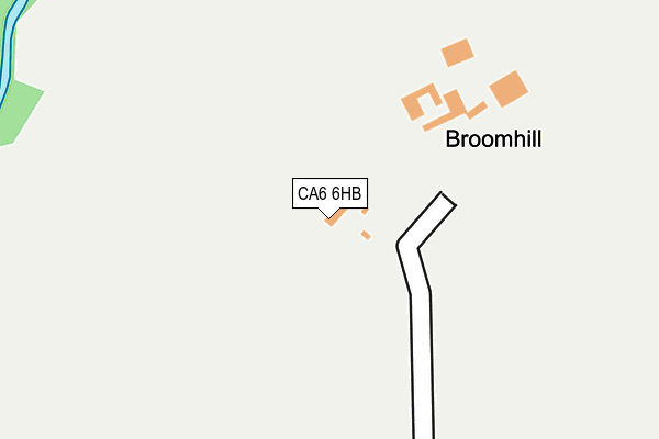 CA6 6HB map - OS OpenMap – Local (Ordnance Survey)