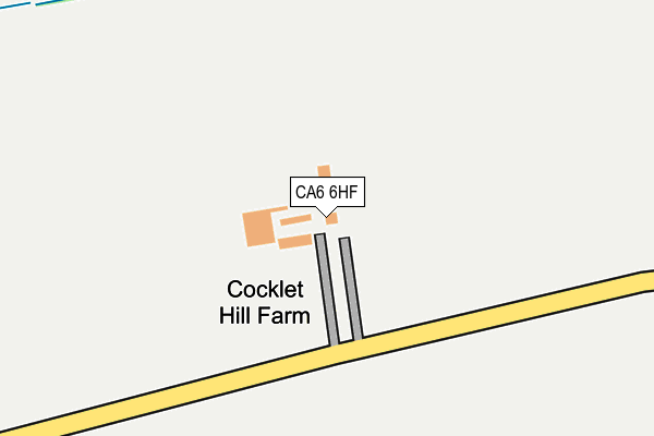 CA6 6HF map - OS OpenMap – Local (Ordnance Survey)