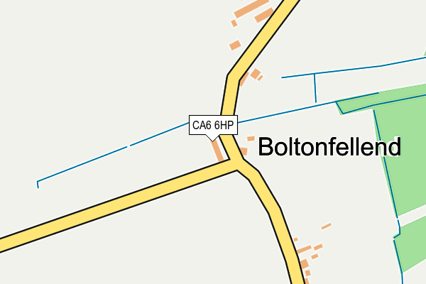 CA6 6HP map - OS OpenMap – Local (Ordnance Survey)