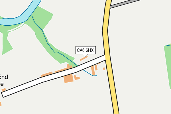 CA6 6HX map - OS OpenMap – Local (Ordnance Survey)