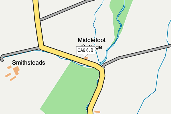 CA6 6JB map - OS OpenMap – Local (Ordnance Survey)