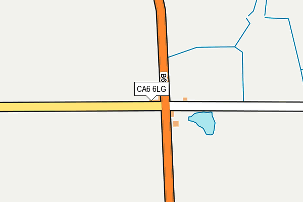 CA6 6LG map - OS OpenMap – Local (Ordnance Survey)