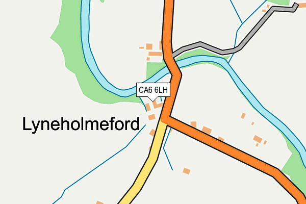 CA6 6LH map - OS OpenMap – Local (Ordnance Survey)