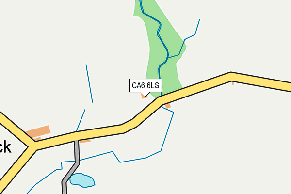 CA6 6LS map - OS OpenMap – Local (Ordnance Survey)