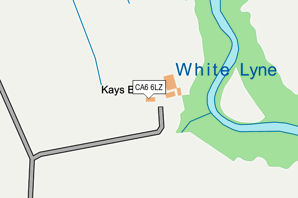 CA6 6LZ map - OS OpenMap – Local (Ordnance Survey)
