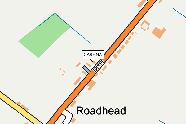 CA6 6NA map - OS OpenMap – Local (Ordnance Survey)