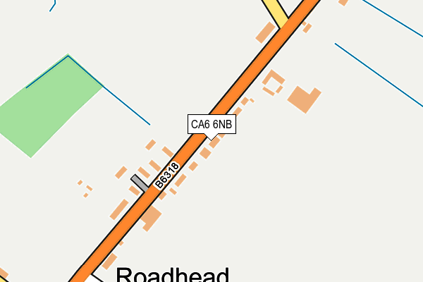 CA6 6NB map - OS OpenMap – Local (Ordnance Survey)