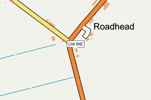 CA6 6NE map - OS OpenMap – Local (Ordnance Survey)