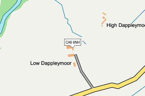 CA6 6NH map - OS OpenMap – Local (Ordnance Survey)