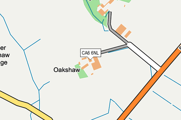 CA6 6NL map - OS OpenMap – Local (Ordnance Survey)