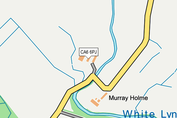 CA6 6PJ map - OS OpenMap – Local (Ordnance Survey)