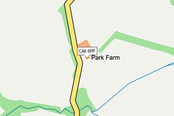 CA6 6PP map - OS OpenMap – Local (Ordnance Survey)