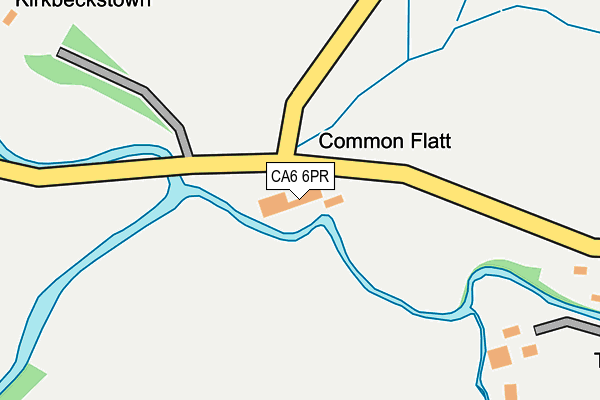 CA6 6PR map - OS OpenMap – Local (Ordnance Survey)