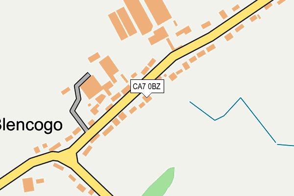 CA7 0BZ map - OS OpenMap – Local (Ordnance Survey)