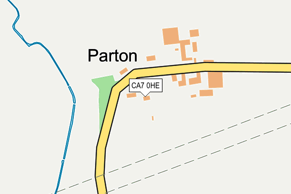 CA7 0HE map - OS OpenMap – Local (Ordnance Survey)