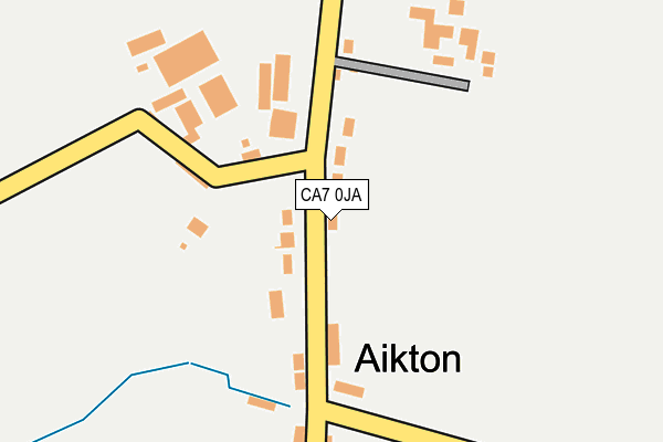 CA7 0JA map - OS OpenMap – Local (Ordnance Survey)