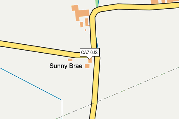 CA7 0JS map - OS OpenMap – Local (Ordnance Survey)