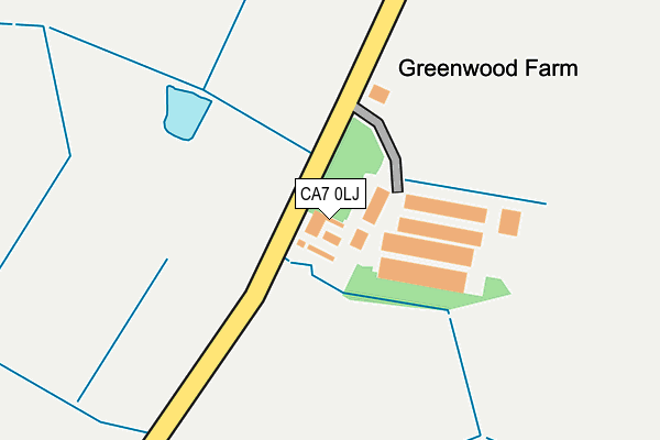 CA7 0LJ map - OS OpenMap – Local (Ordnance Survey)