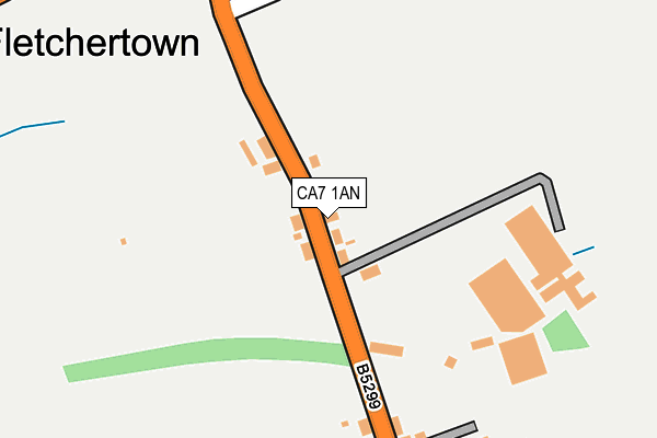 CA7 1AN map - OS OpenMap – Local (Ordnance Survey)