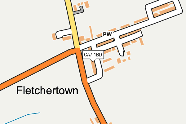 CA7 1BD map - OS OpenMap – Local (Ordnance Survey)