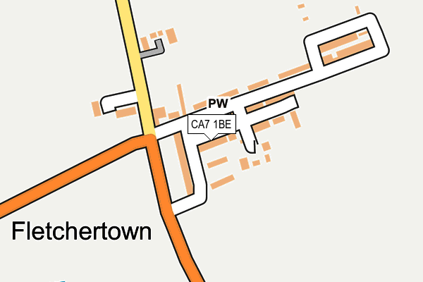 CA7 1BE map - OS OpenMap – Local (Ordnance Survey)