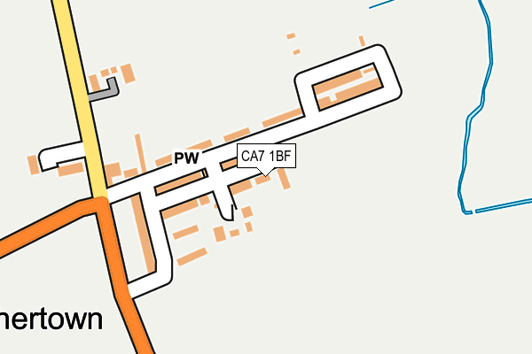 CA7 1BF map - OS OpenMap – Local (Ordnance Survey)