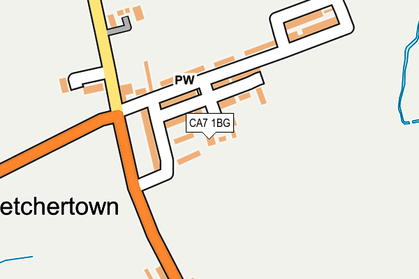 CA7 1BG map - OS OpenMap – Local (Ordnance Survey)