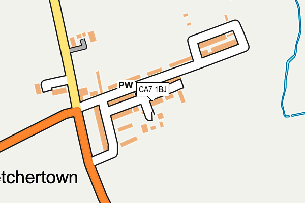 CA7 1BJ map - OS OpenMap – Local (Ordnance Survey)