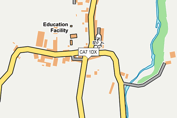 CA7 1DX map - OS OpenMap – Local (Ordnance Survey)