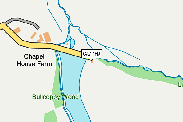 CA7 1HJ map - OS OpenMap – Local (Ordnance Survey)