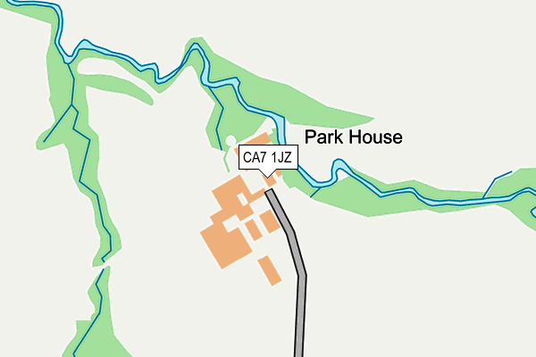 CA7 1JZ map - OS OpenMap – Local (Ordnance Survey)