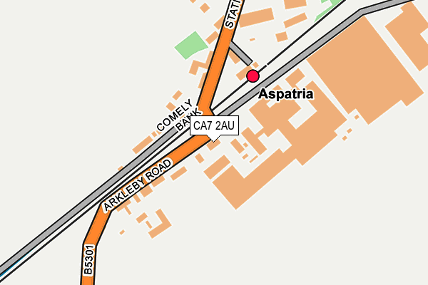 CA7 2AU map - OS OpenMap – Local (Ordnance Survey)