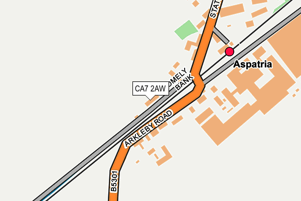 CA7 2AW map - OS OpenMap – Local (Ordnance Survey)