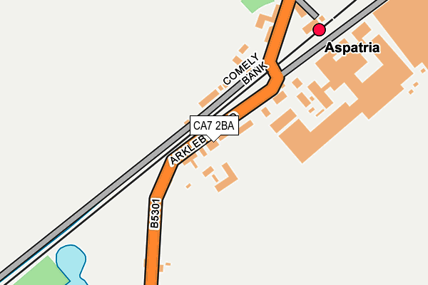 CA7 2BA map - OS OpenMap – Local (Ordnance Survey)